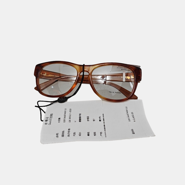 Synthetic Eyeglasses Brown