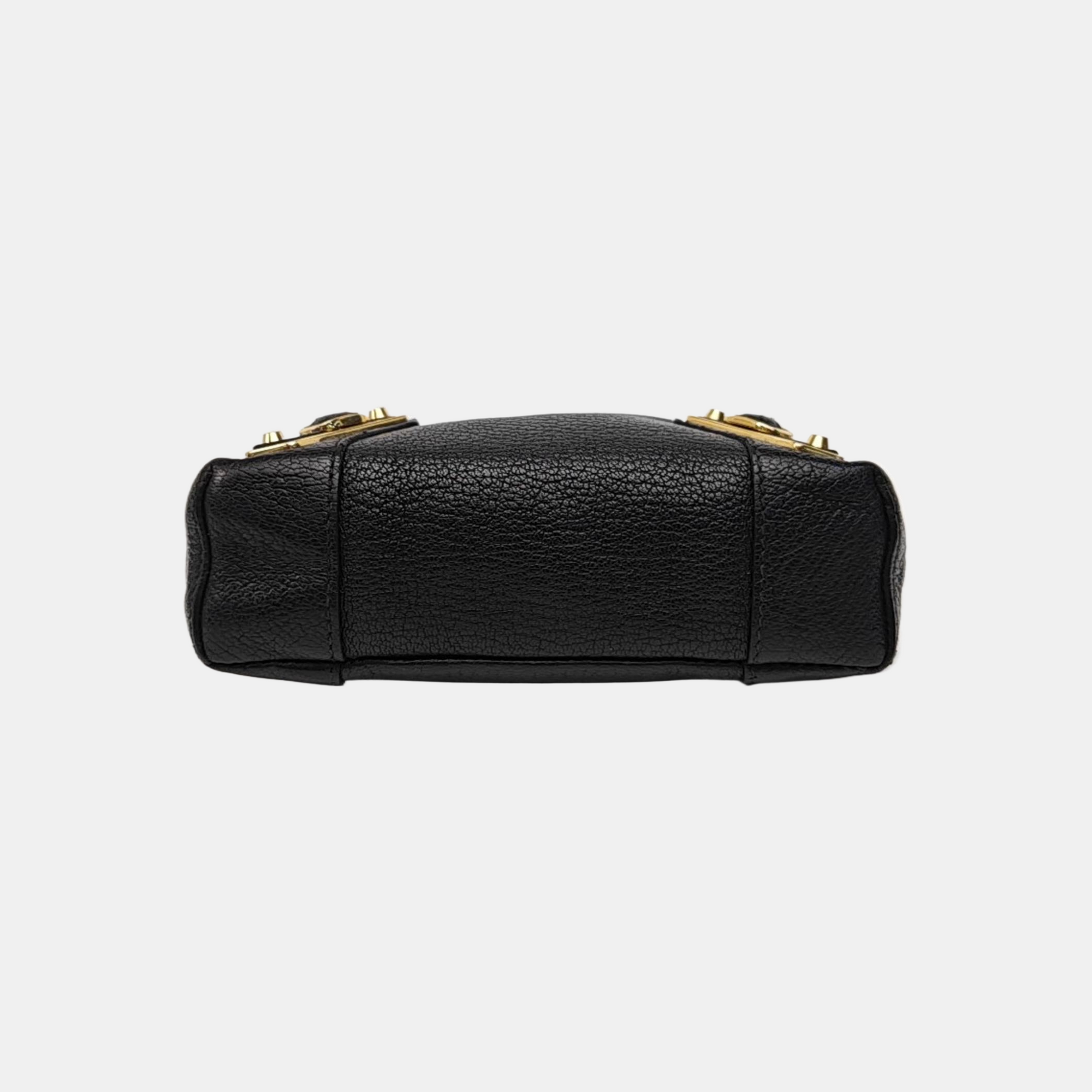 Calfskin Shoulder Bag Black