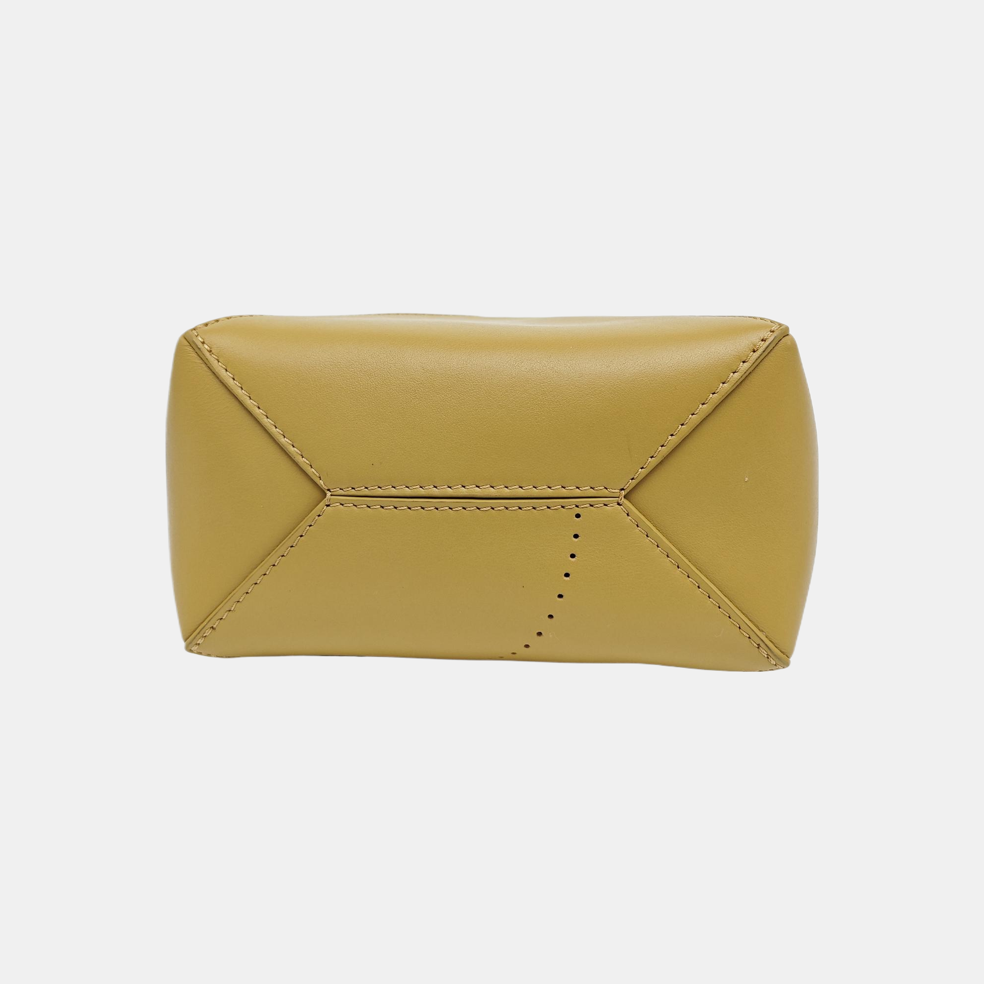 Puzzle Fold Mini Calfskin Beige