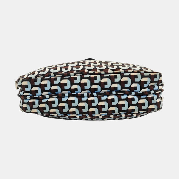 Nylon Shoulder Bag Blue