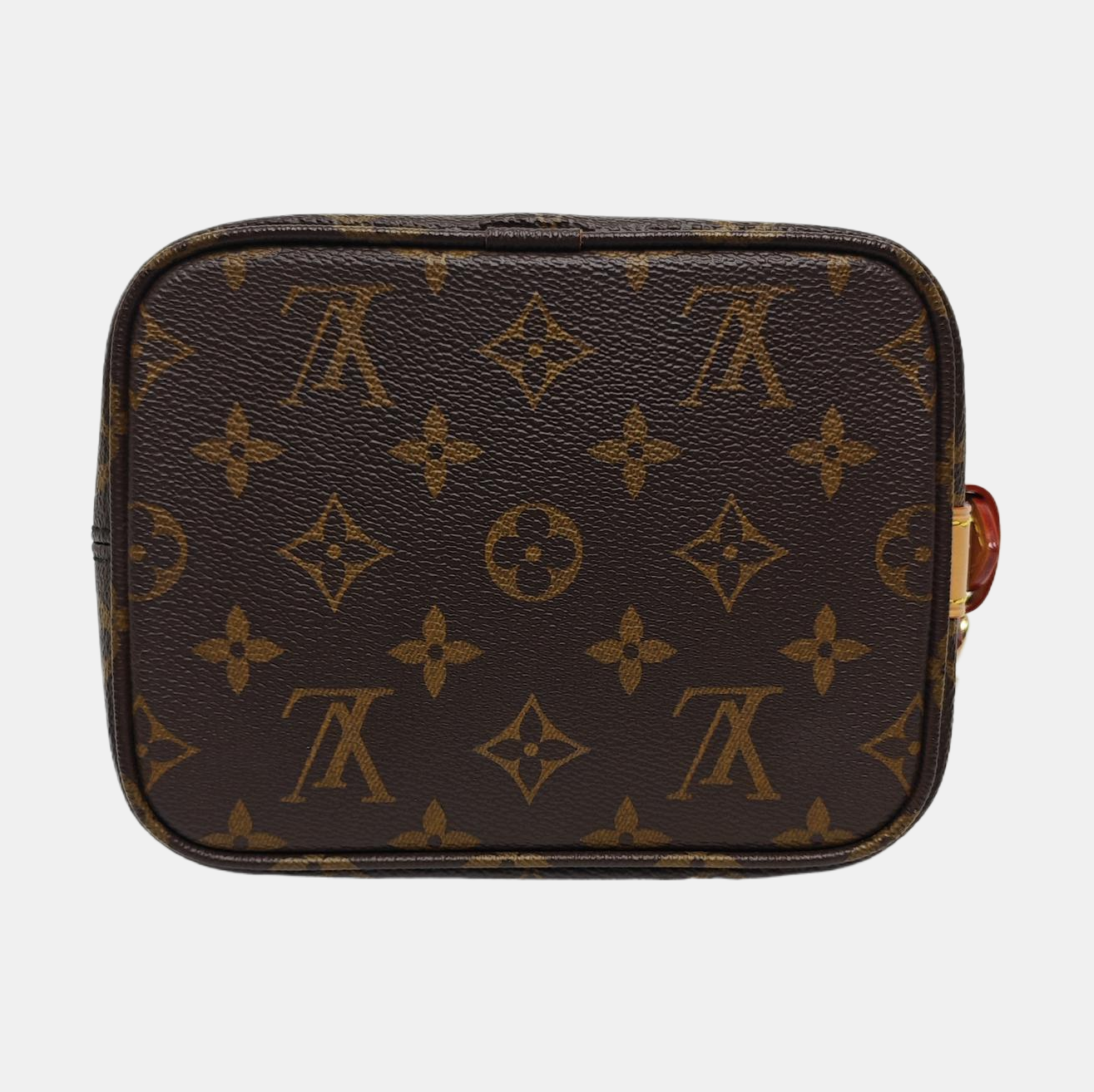 ALL IN BB Monogram Coated Canvas Brown