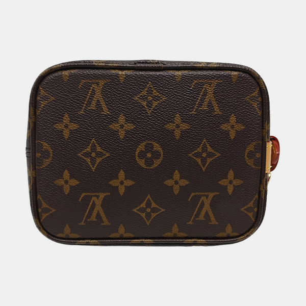 ALL IN BB Monogram Coated Canvas Brown