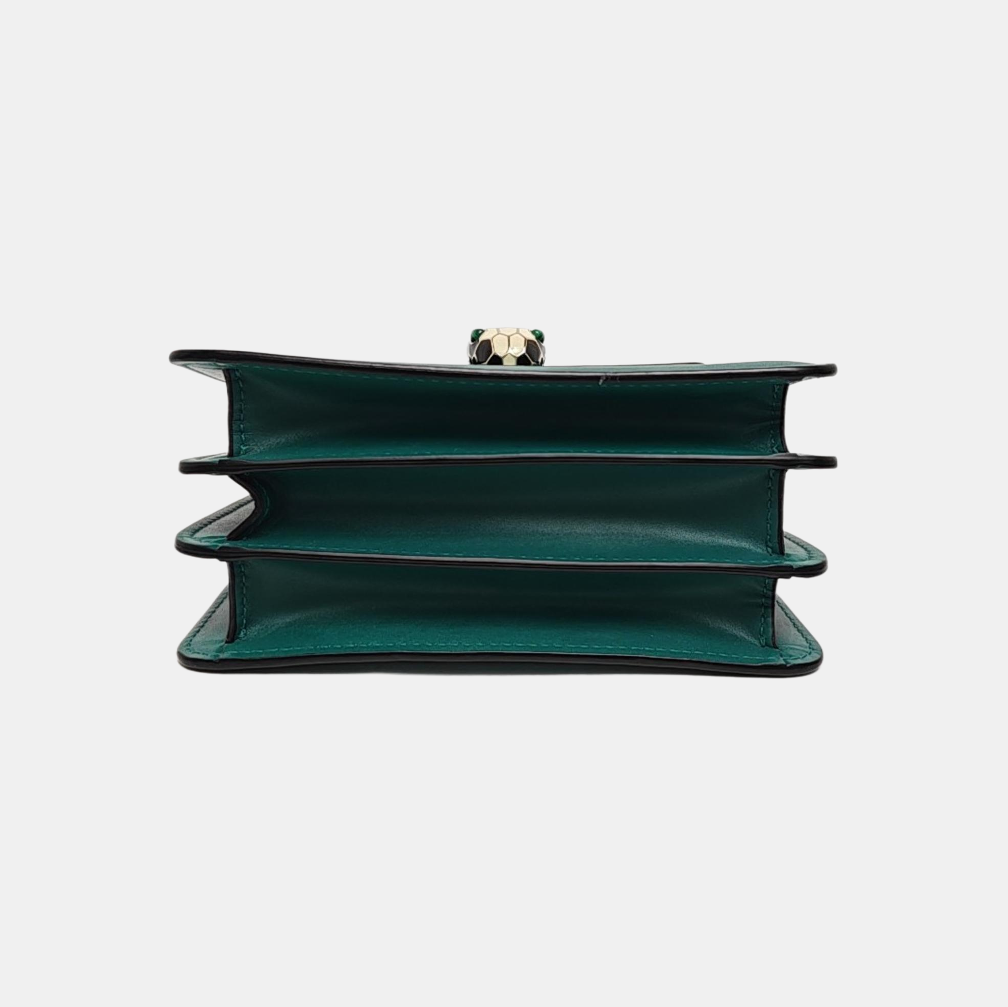SERPENTI FOREVER Small Calfskin Green
