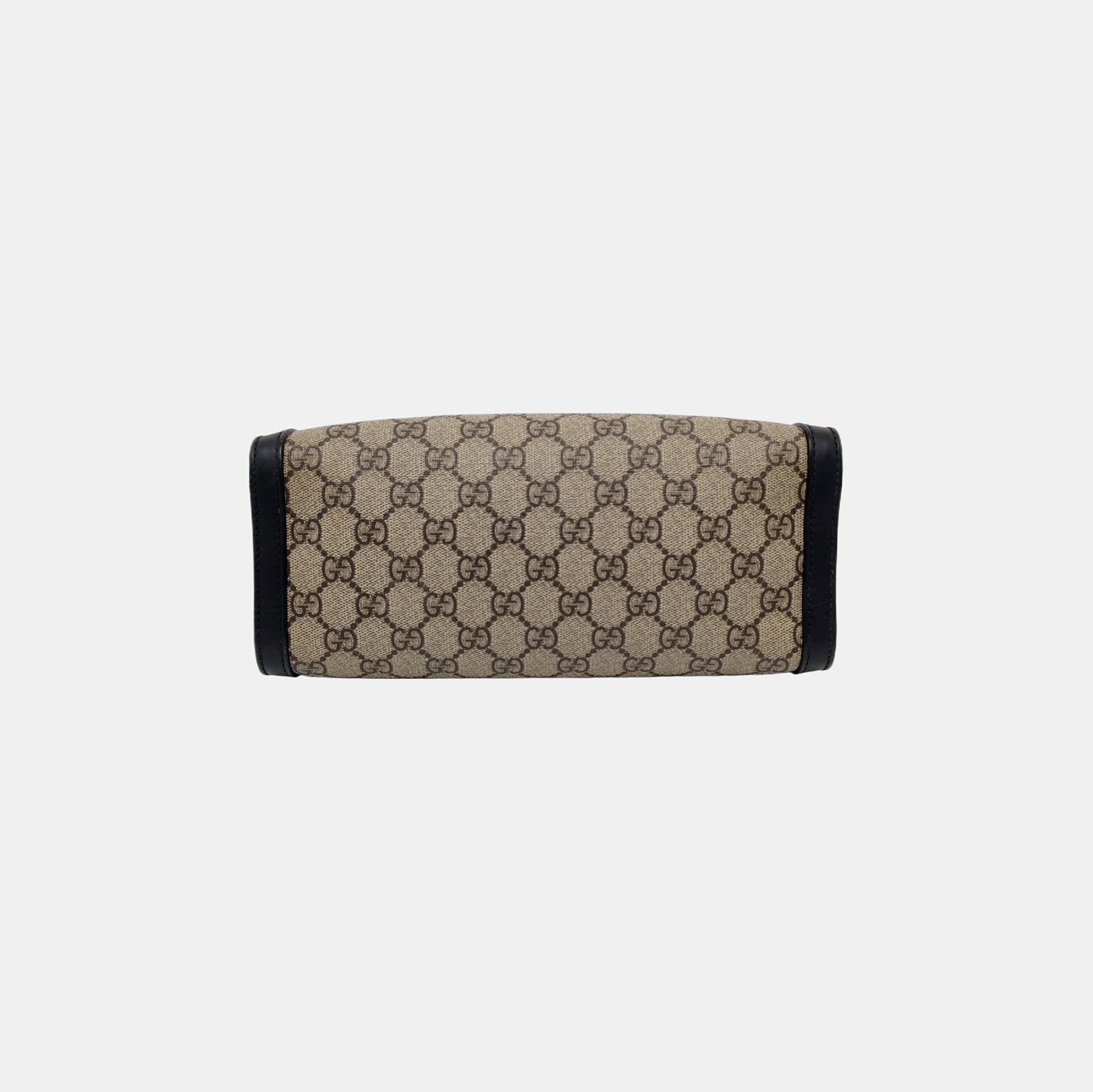 Candado pequeño Monogram lona revestida beige