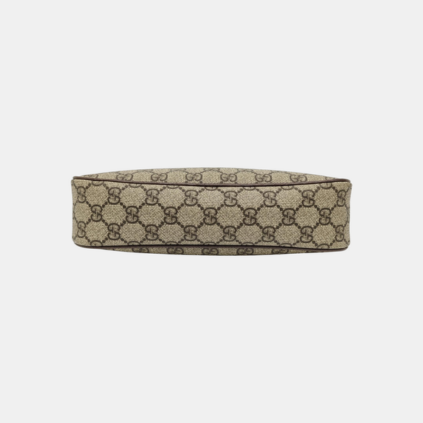 Ophidia Small Monogram Coated Canvas Brown