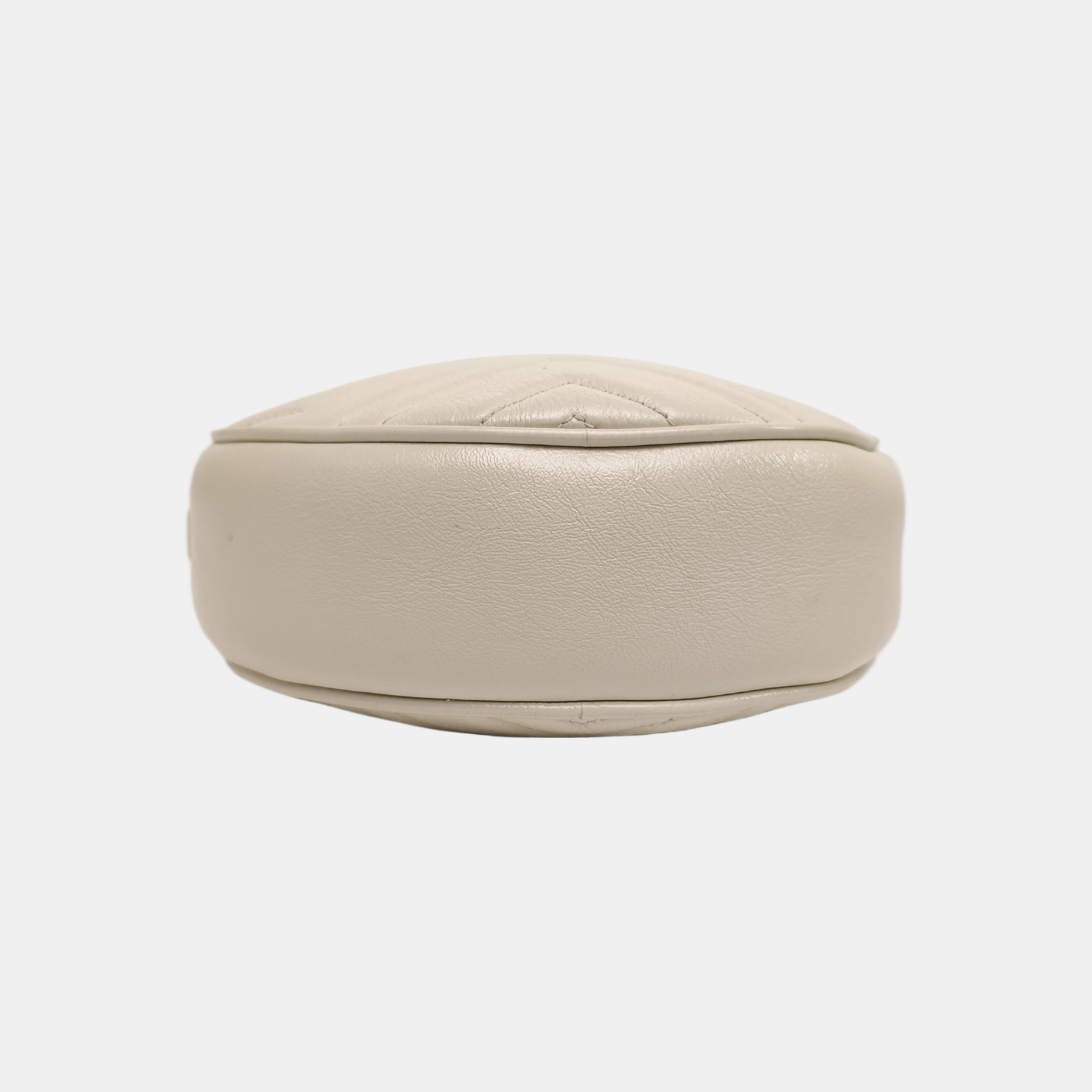 GG Marmont Mini Quilted Calfskin White