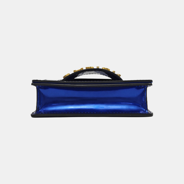 Authenticated pre-owned  J'adior Patent Leather Blue - Shoulder Bag at Looply