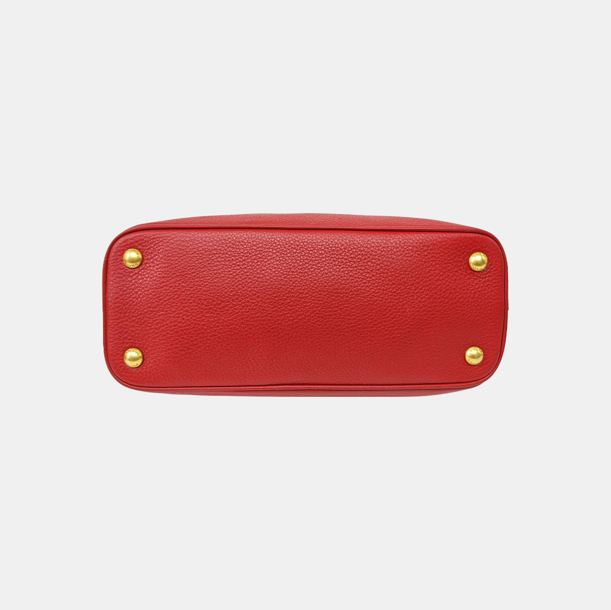 Calfskin Shoulder Bag Red