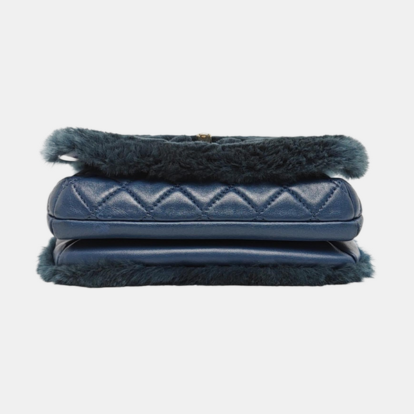 Small Rabbit Fur Blue