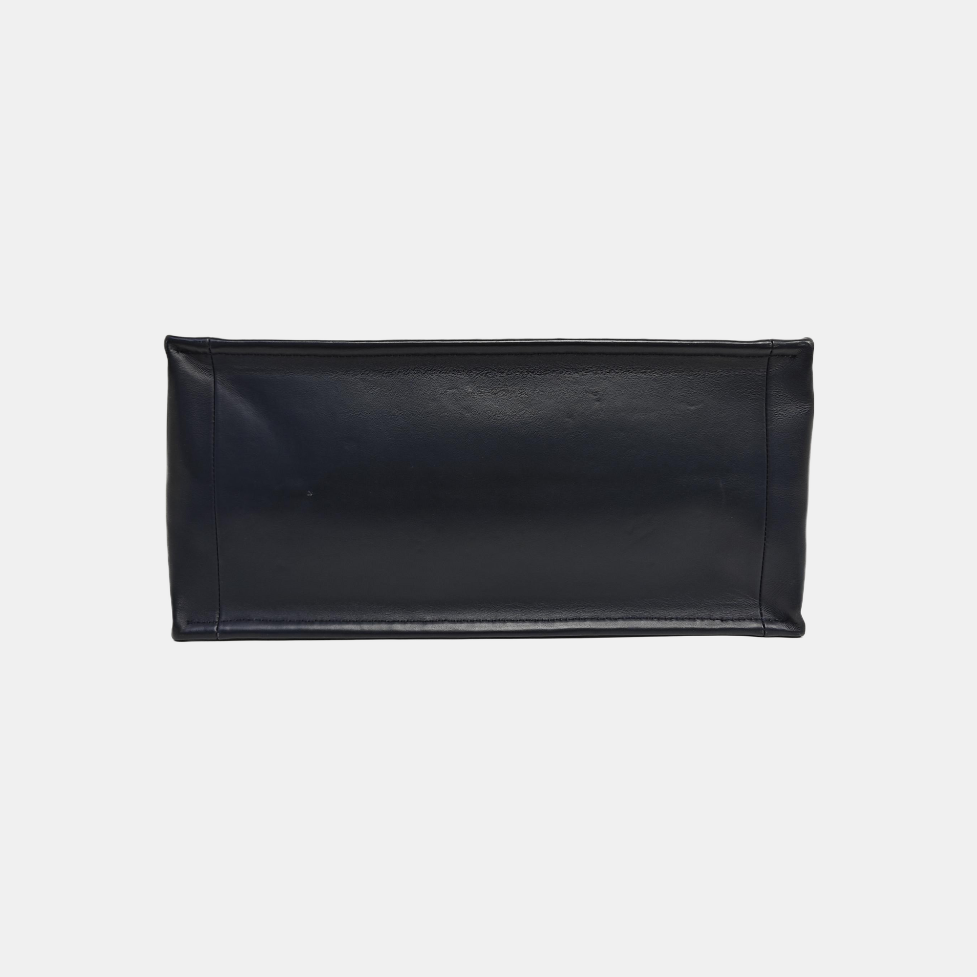 Book Tote Medium Oblique Canvas Blue
