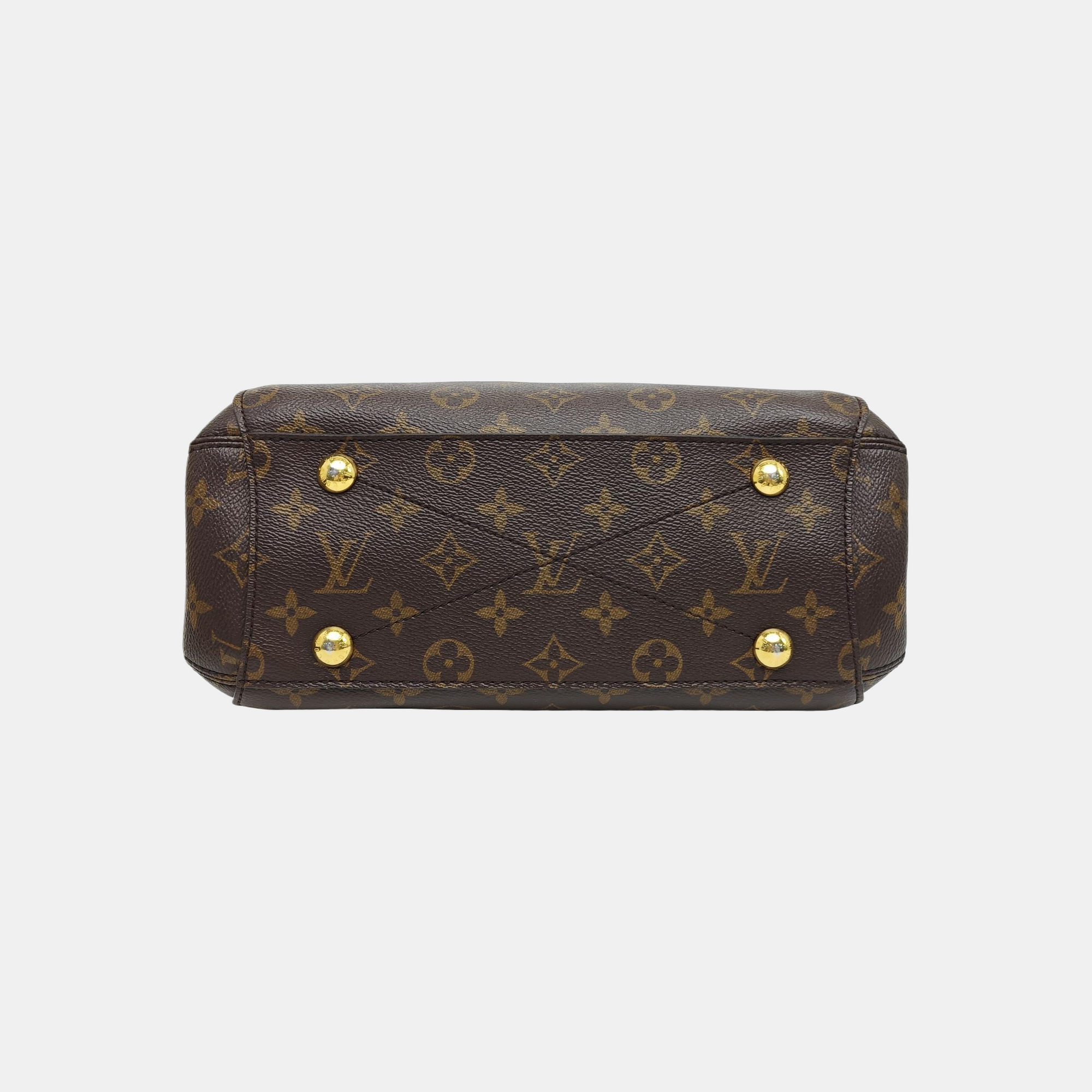 MONTAIGNE Monogram Coated Canvas Brown