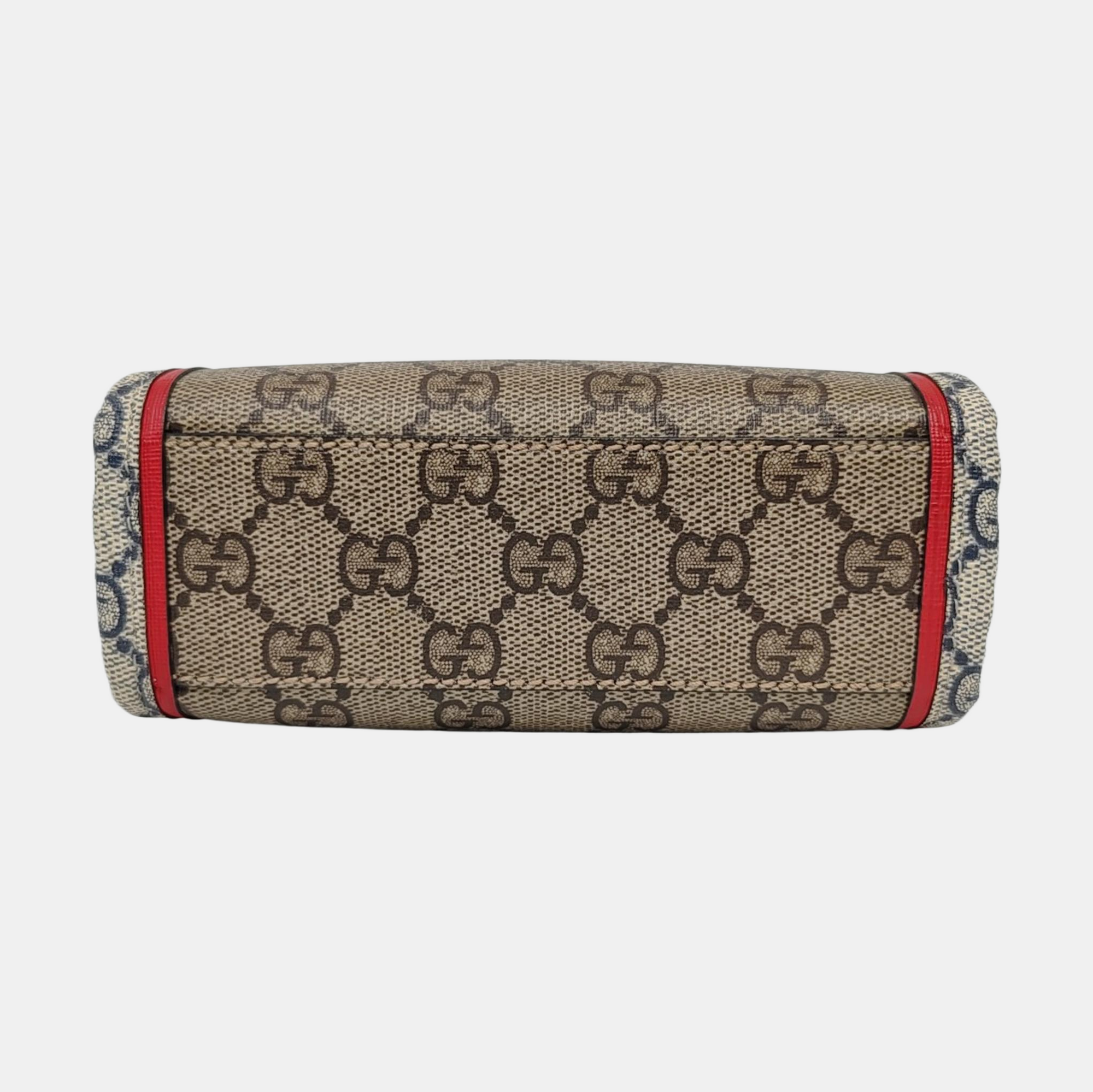 Retro Mini Monogram Coated Canvas Beige