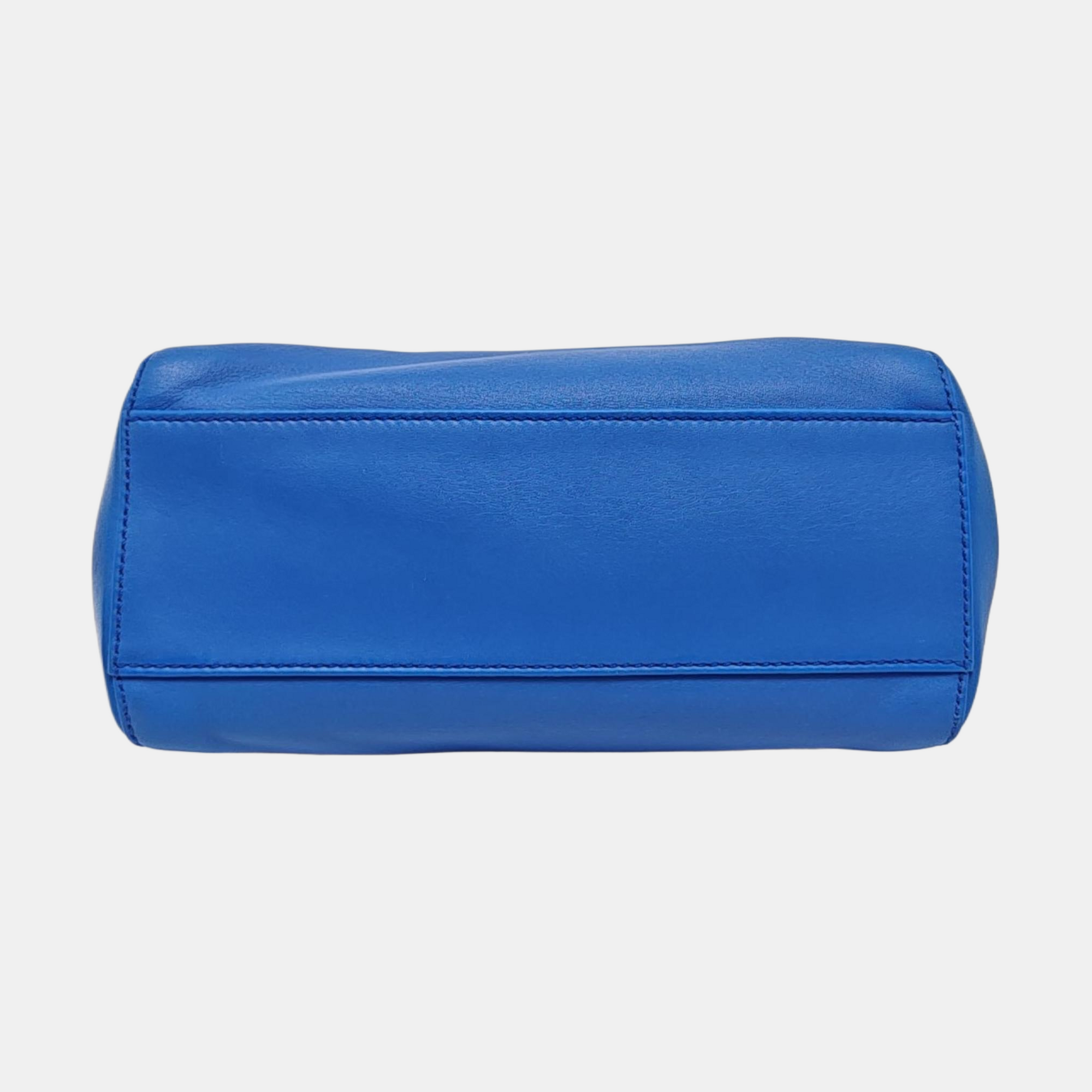 Authenticated pre-owned  Peekaboo Mini Calfskin Blue - Tote Bag at Looply