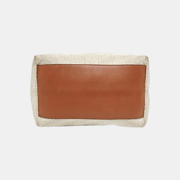 Cubi Monogram Canvas Beige