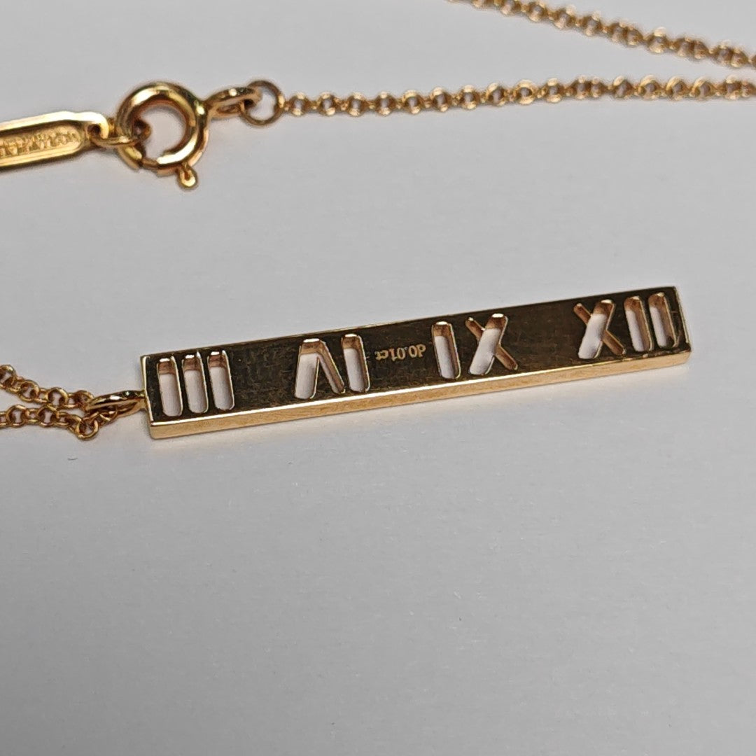 Atlas 18k Gold Rose Gold Necklace