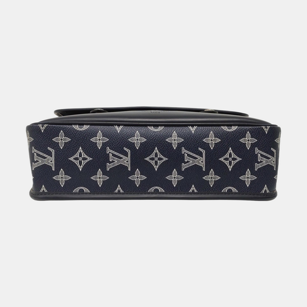 SAVANE PM Monogram Coated Canvas Blue
