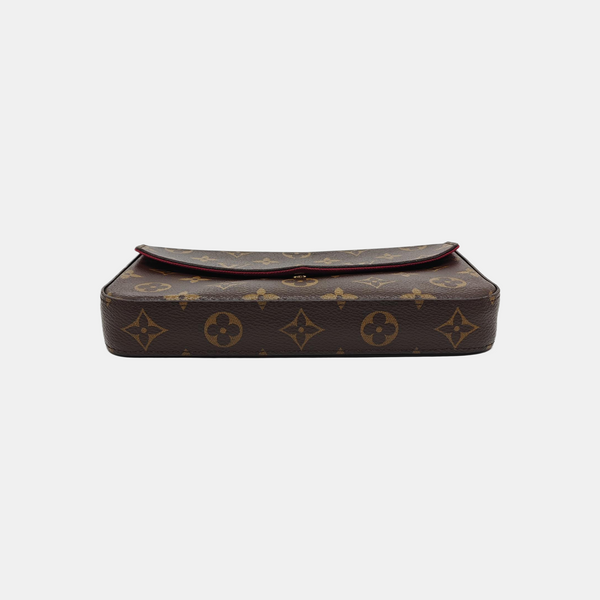 FÉLICIE Monogram Coated Canvas Brown