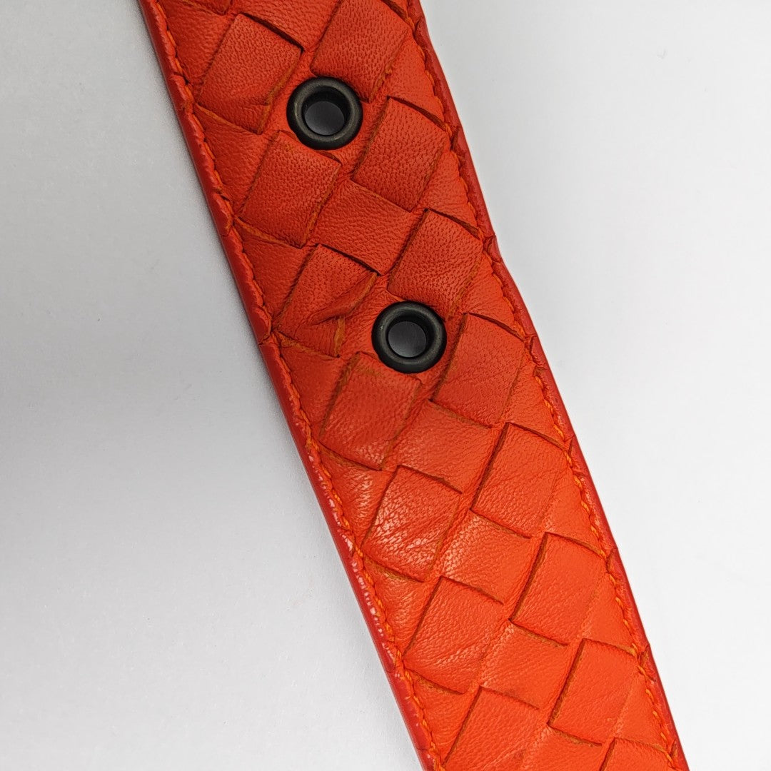 Leather Belt Orange
