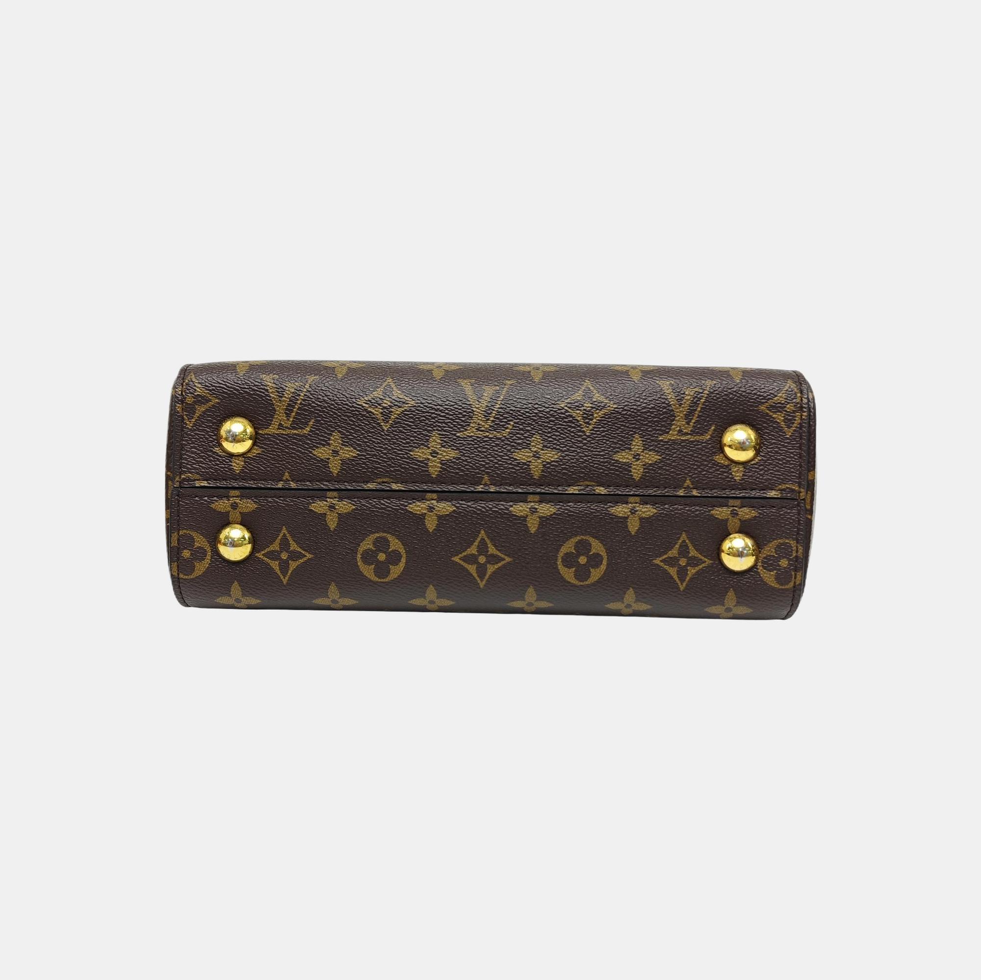 CLUNY Monogram Coated Canvas Brown