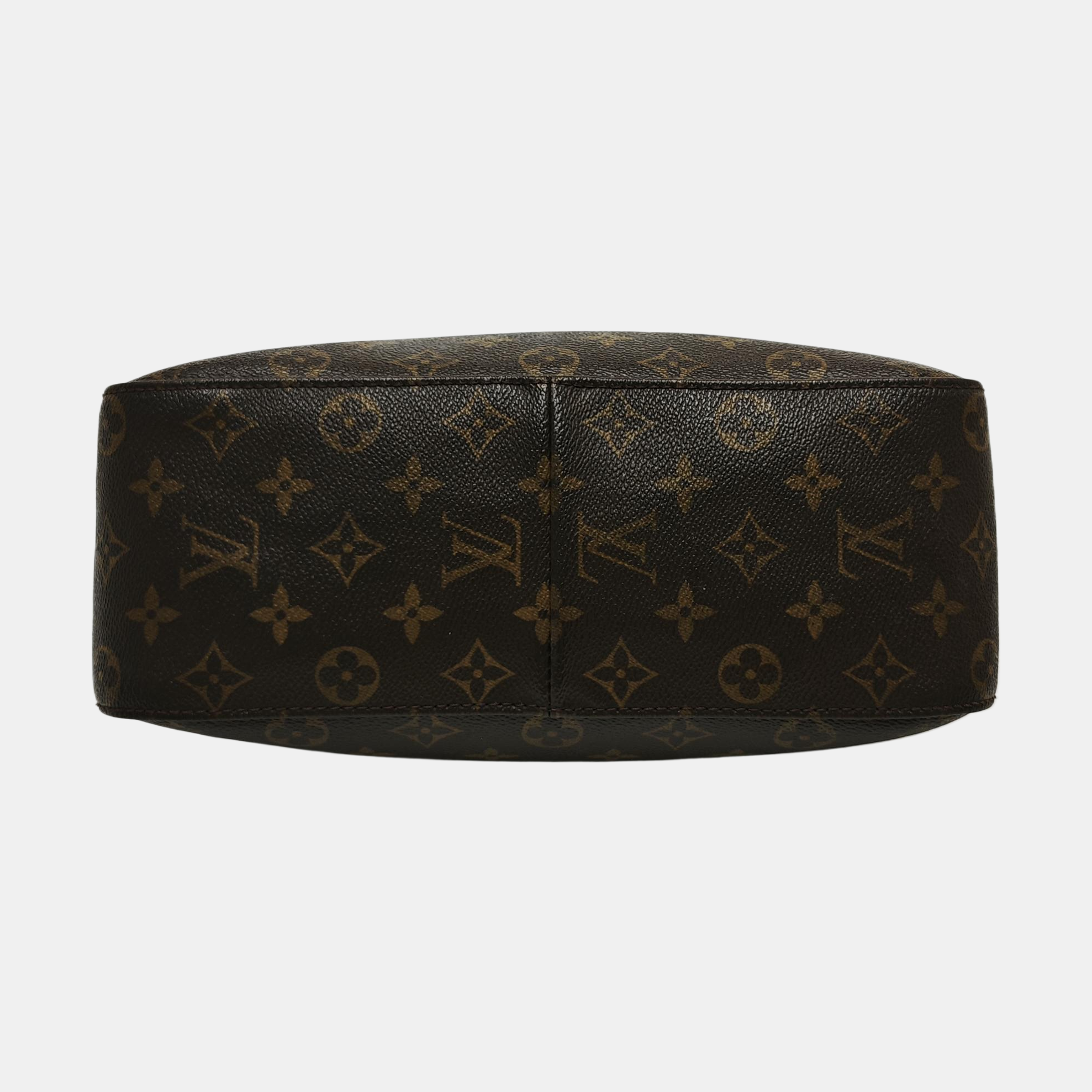 LOOPING GM Monogram Coated Canvas Brown