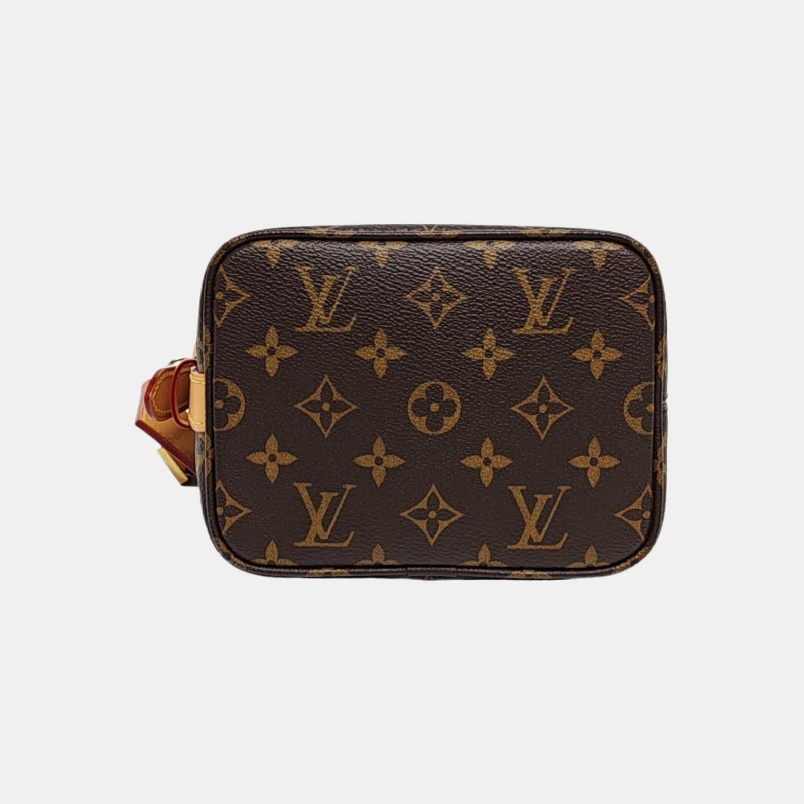 ALL IN BB Monogram Coated Canvas Brown