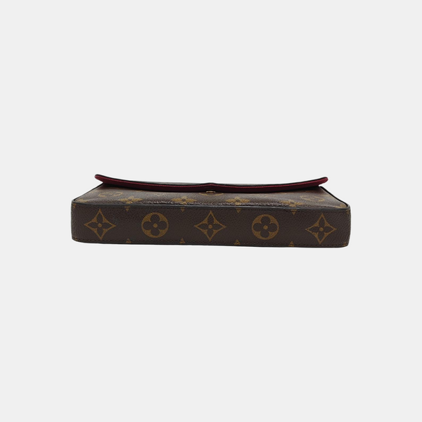 FÉLICIE Monogram Lona Revestida Marrón
