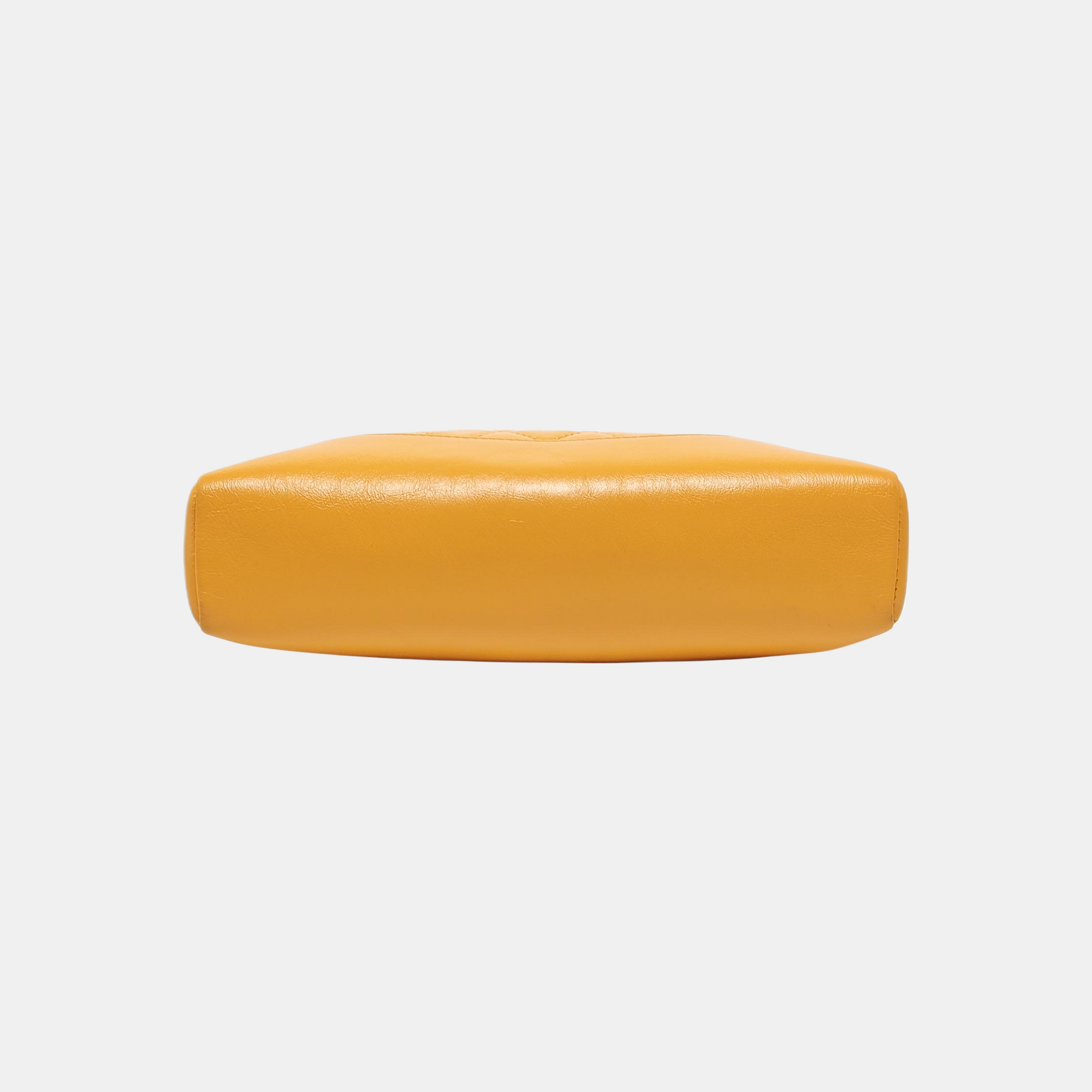 CHANEL 31 Mini Quilted Calfskin Orange