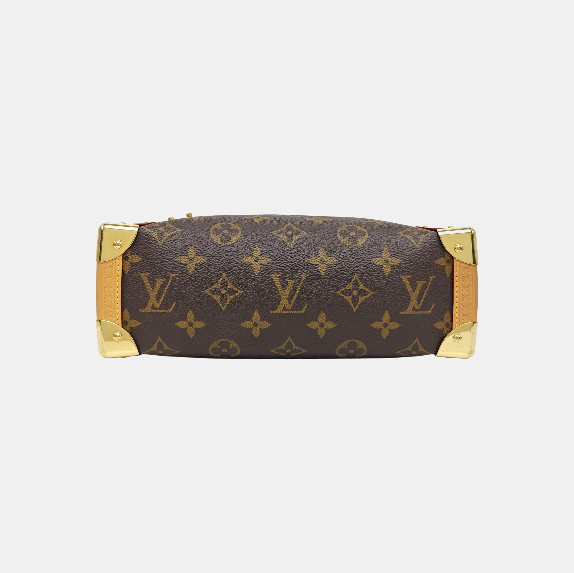 SIDE TRUNK MM Monogram Coated Canvas Brown