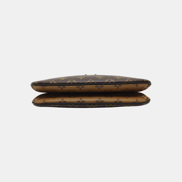 TWINNY Monogram Coated Canvas Brown