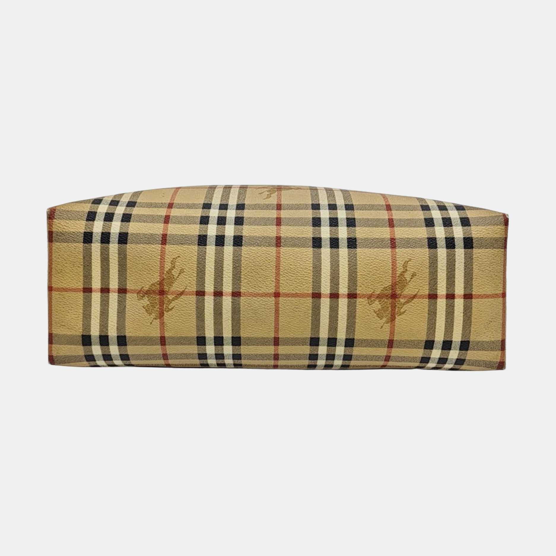 Coated Canvas Top Handle Bag Multicolor