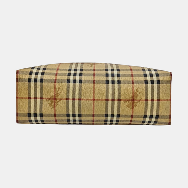 Coated Canvas Top Handle Bag Multicolor