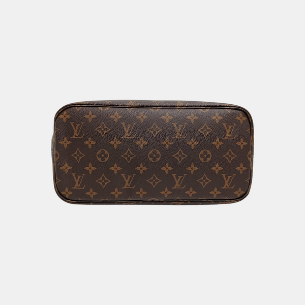 NEVERFULL MM Monogram Coated Canvas Brown