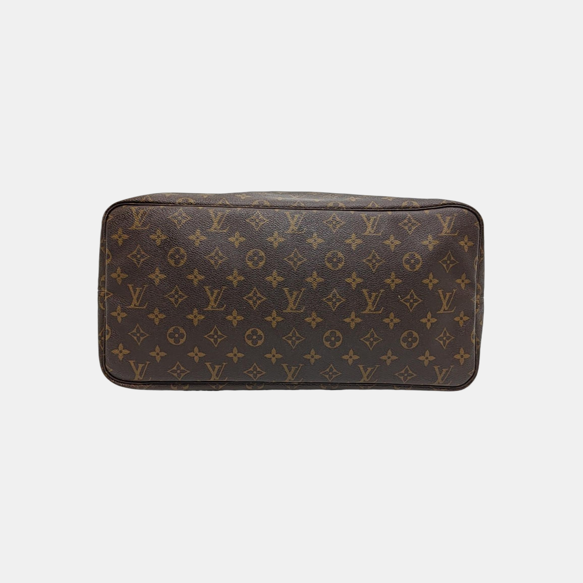 NEVERFULL GM Monogram Coated Canvas Brown
