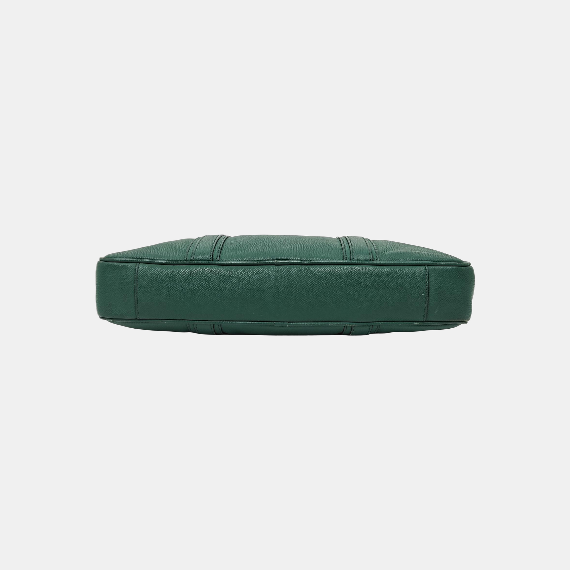 Calfskin Top Handle Bag Green