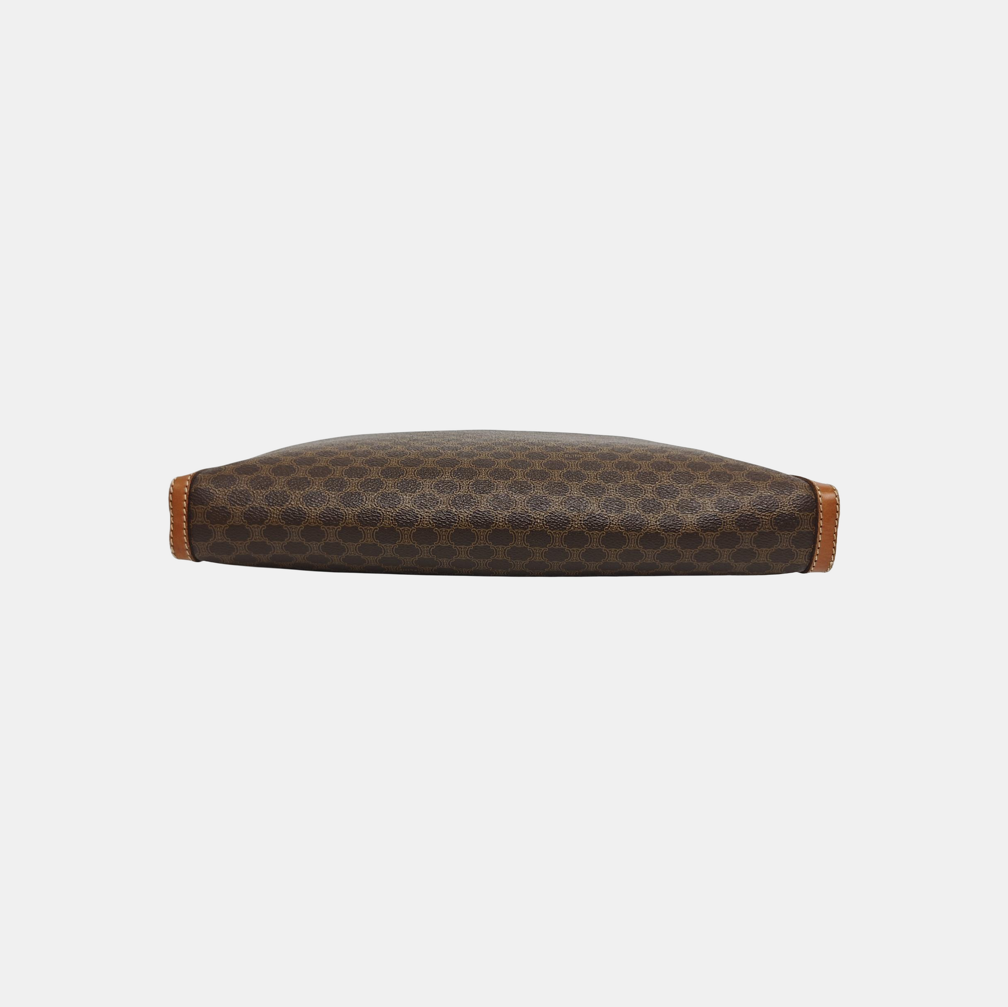 MACADAM CLUTCHES Coated Canvas Brown