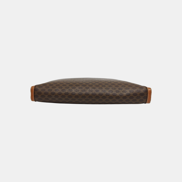 MACADAM CLUTCHES Coated Canvas Brown