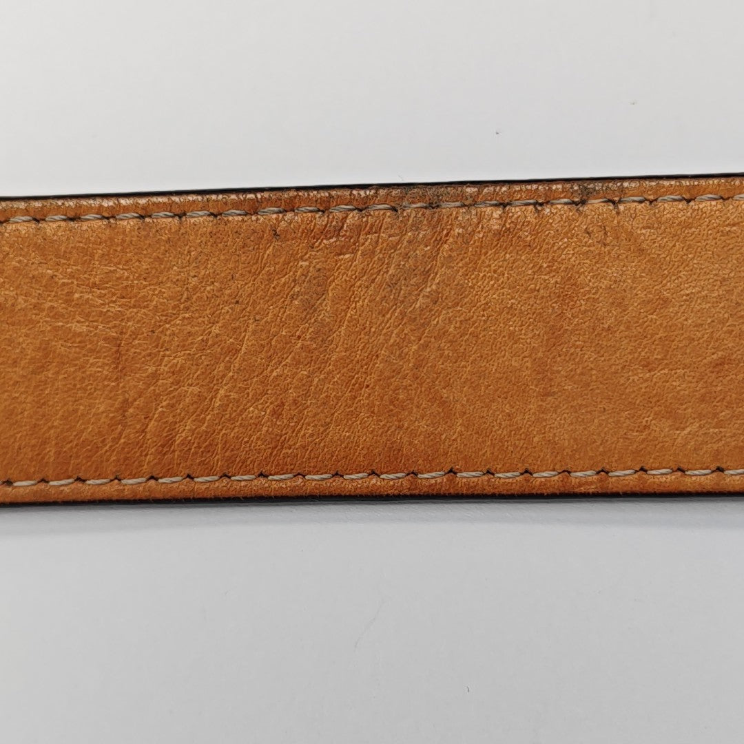Leather Belt Red
