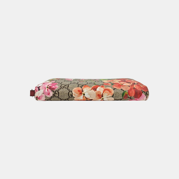 GG Blooms Monogram Coated Canvas Beige Wallet