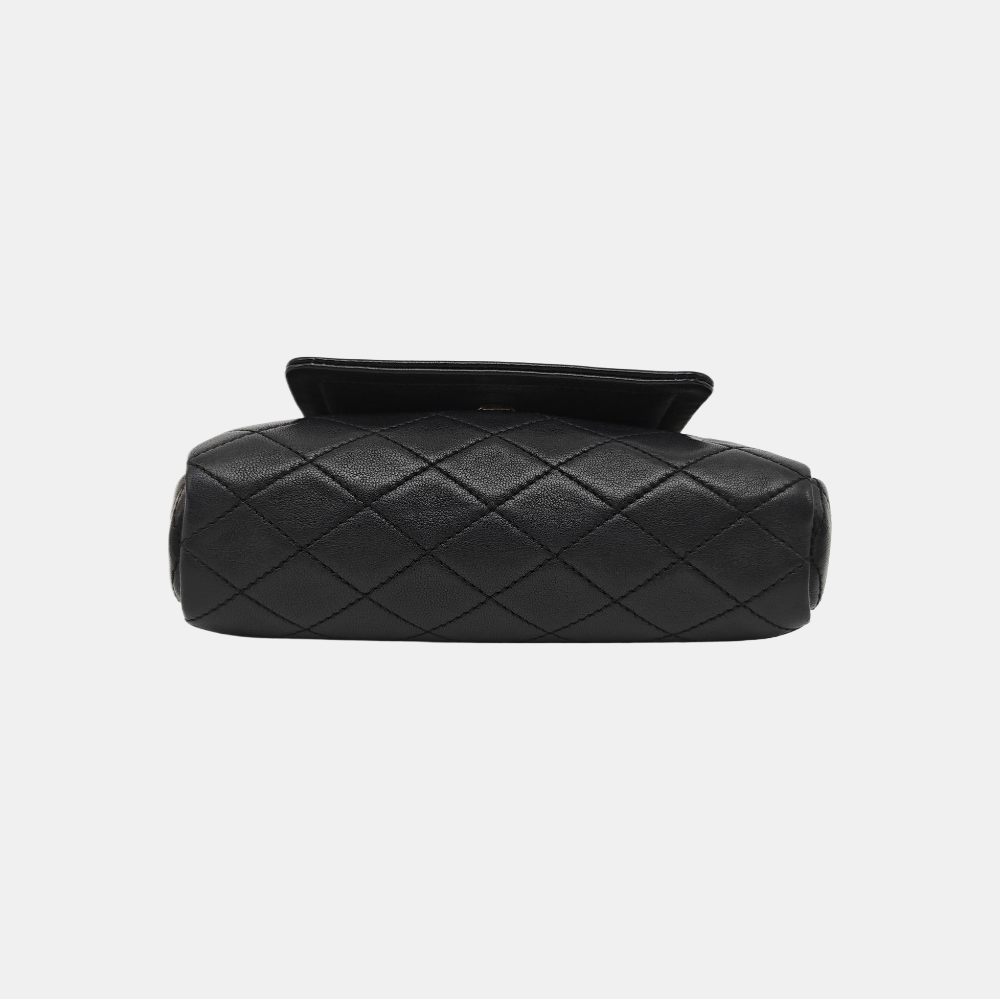 NOLITA Mini Quilted Lambskin Black