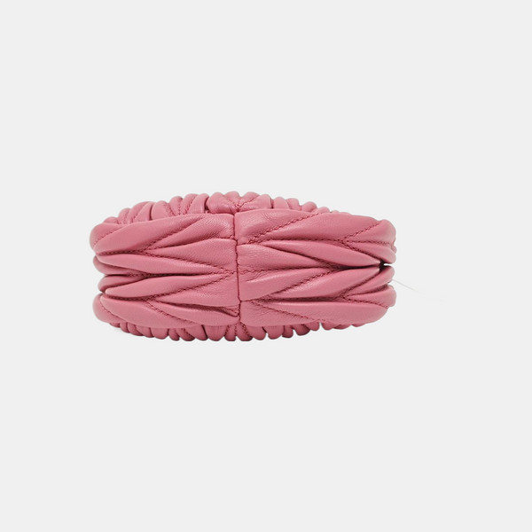 Wander Matelassé Quilted Lambskin Red