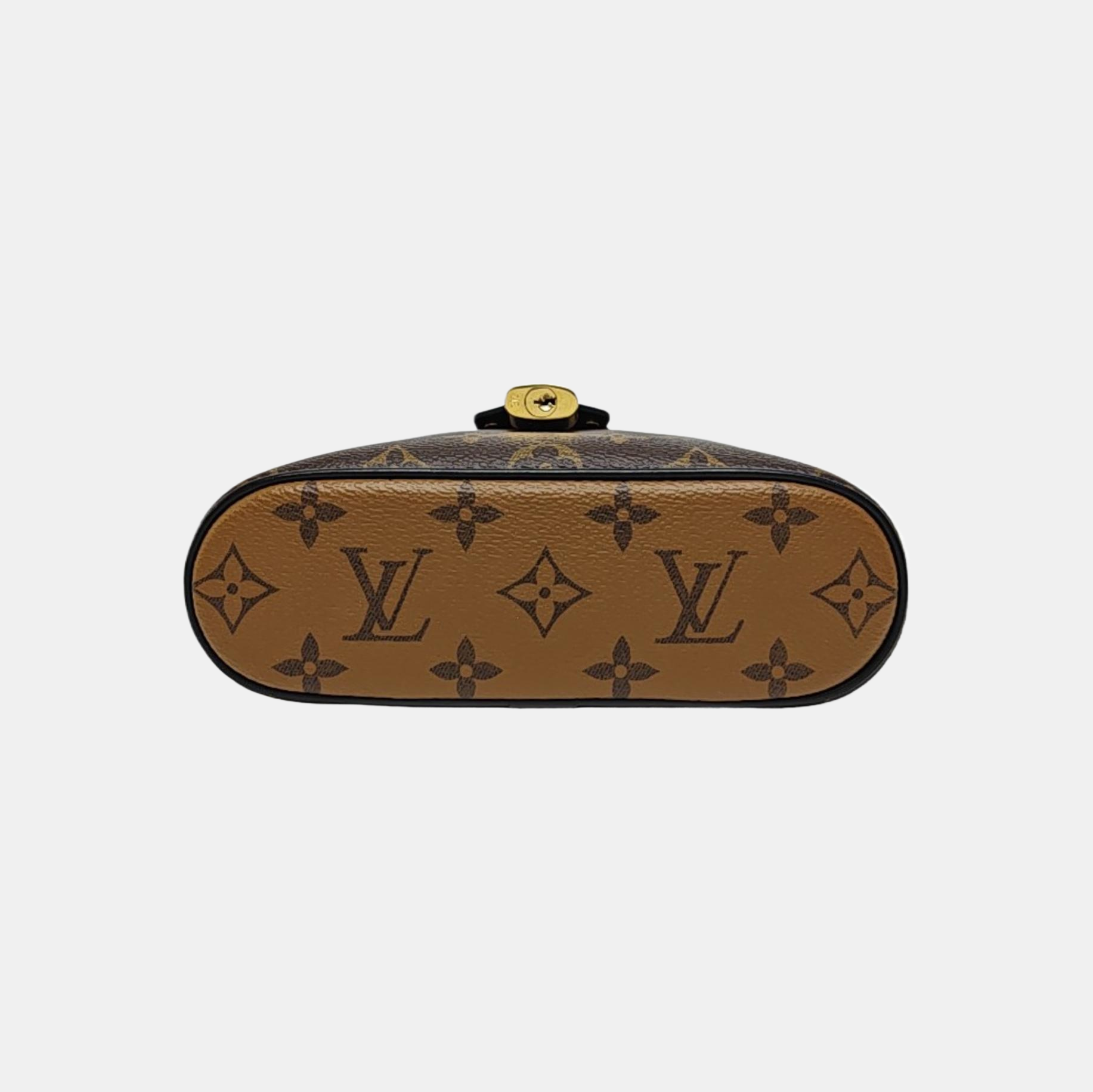 Vanity Chain Pouch Monogram Coated Canvas Brown