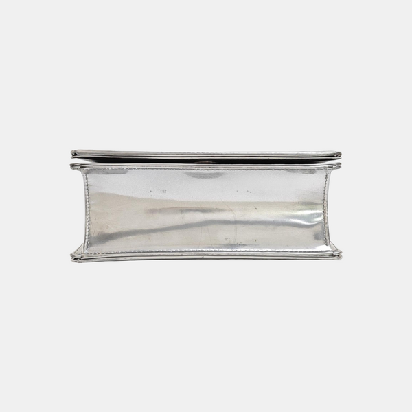 Diorama Small Cannage Calfskin Silver
