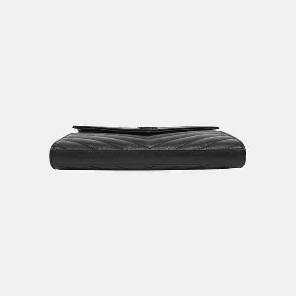 MONOGRAM Medium Chevron Calfskin Black