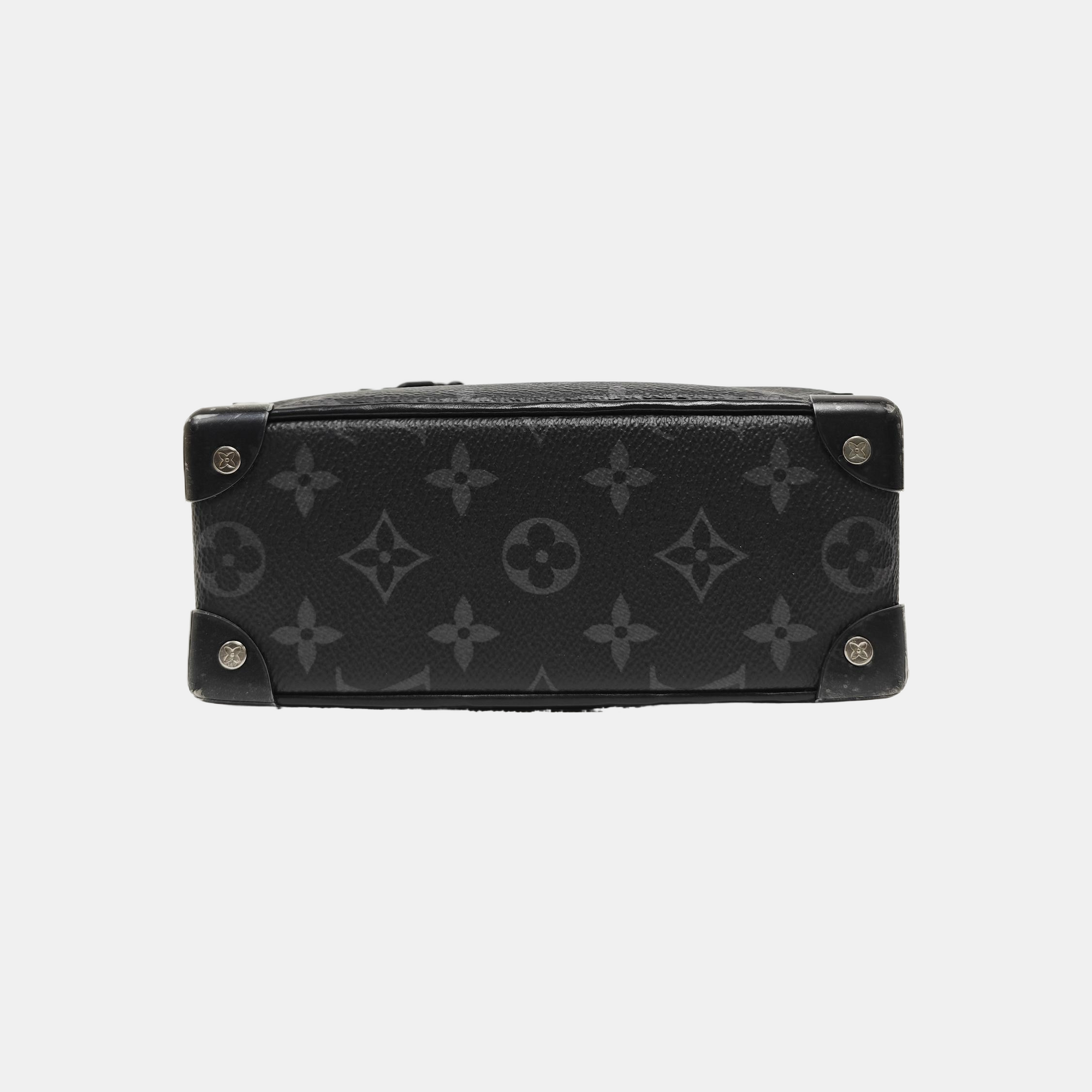 SOFT TRUNK Mini Monogram Coated Canvas Black