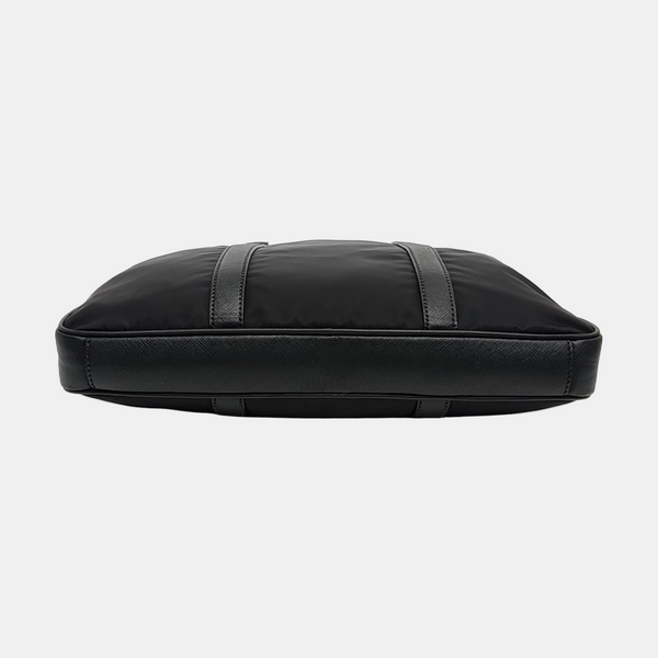 Bolso de hombro de nailon negro