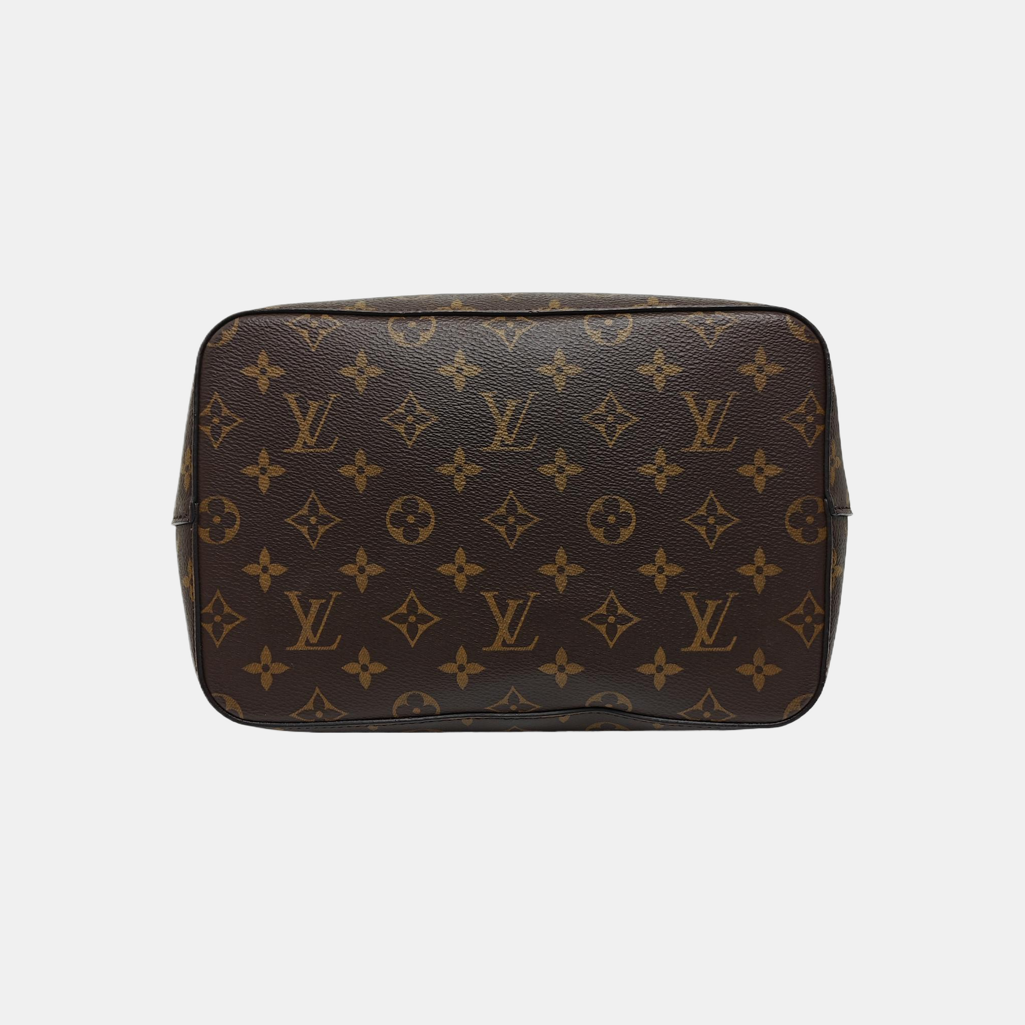 NÉONOÉ MM Monogram Coated Canvas Brown
