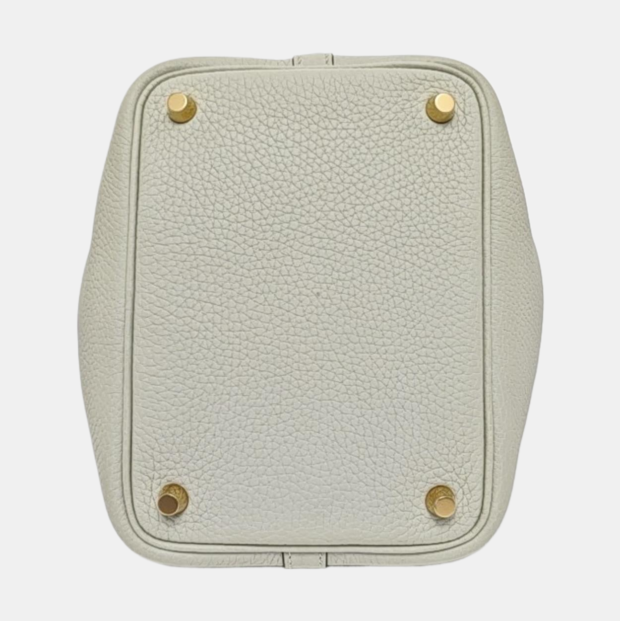 Authenticated pre-owned  Picotin Lock 18 Clemence Gray - Bucket Bag at Looply