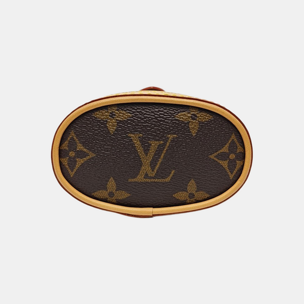 FOLD ME Monogram Coated Canvas Brown