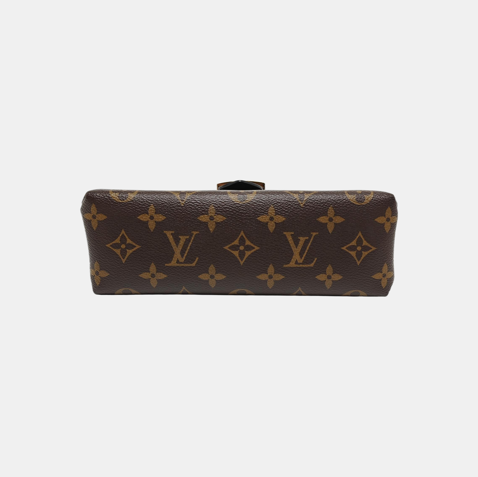 Authenticated pre-owned  LOCKY BB Monogram Coated Canvas Brown - Shoulder Bag at Looply