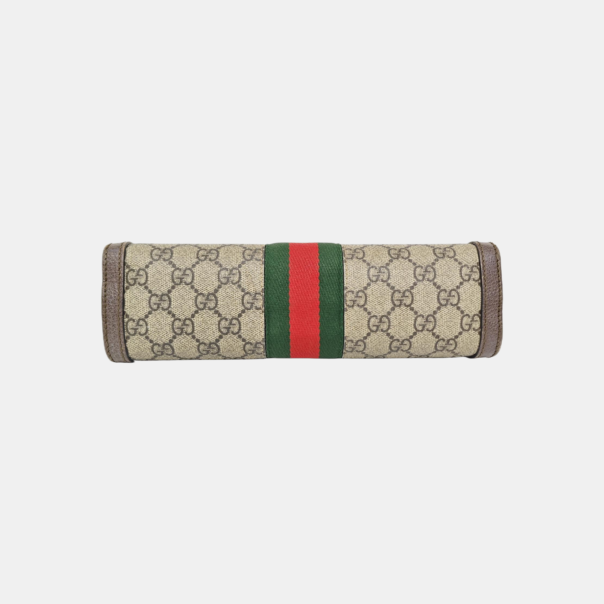 Ophidia Small Monogram Coated Canvas Beige